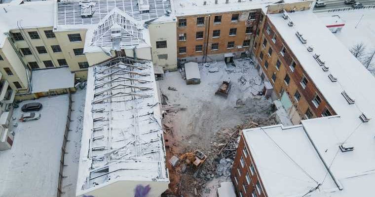 снос промышленно-экономического и кооперативного техникума